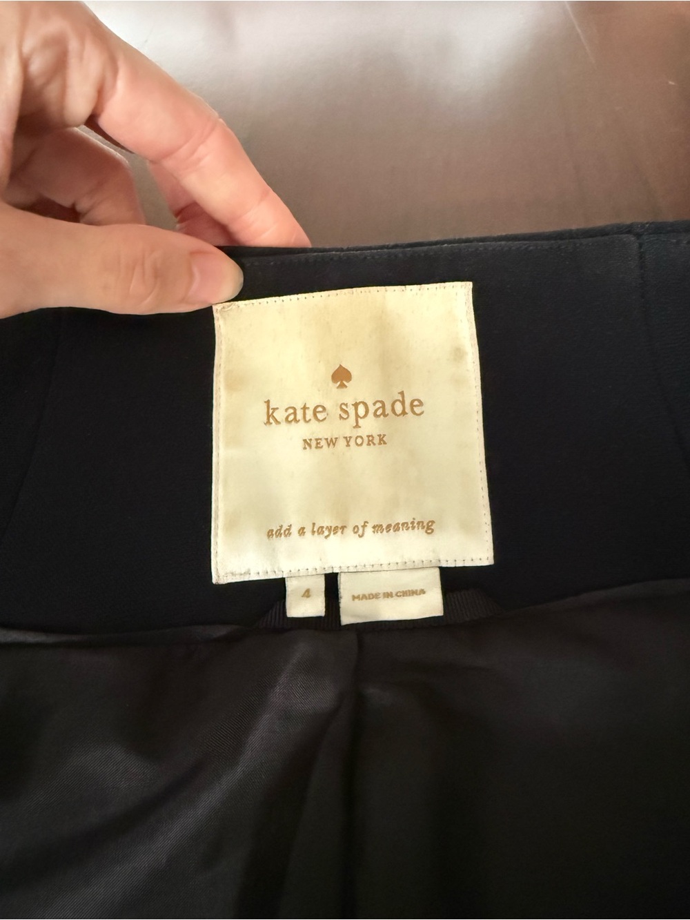Kate Spade Black Bow “Dorothy” Dress Coat - Picture 9 of 15